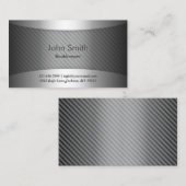 Moderne Metallstreifen Buchhalter-Visitenkarte Visitenkarte (Vorne/Hinten)