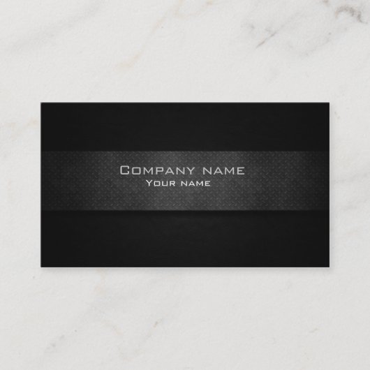Moderne MetallVisitenkarte Visitenkarte (Vorderseite)