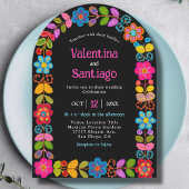 Moderne mexikanische Ehreneinladung Einladung
