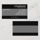 Moderne - Mid Gray Embossed Texture Visitenkarte (Vorne/Hinten)
