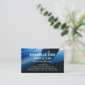 Moderne Miete | Minimalistische Visitenkarte (Stehend Vorderseite)