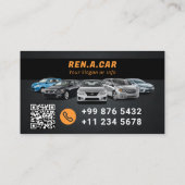 Moderne Miete | Minimalistische Visitenkarte (Rückseite)