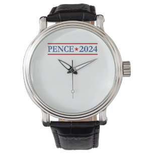 Moderne Mike Pence 2024 US-Präsident Armbanduhr