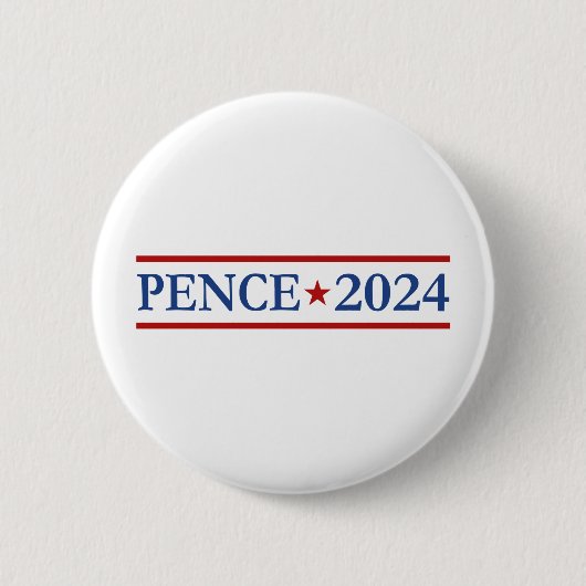 Moderne Mike Pence 2024 US-Präsident Button (Vorderseite)