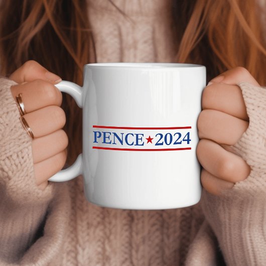 Moderne Mike Pence 2024 US-Präsident Kaffeetasse