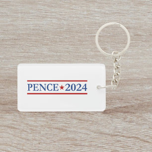 Moderne Mike Pence 2024 US-Präsident Schlüsselanhänger