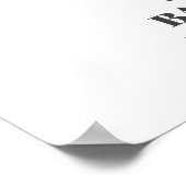 Moderne Milk Pancake Brunch Babydusche Willkommen Poster (Ecke)