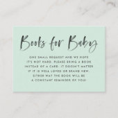 Moderne Mini Baby Dusche Buchungsanfrage Begleitkarte (Vorderseite)