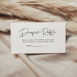 Moderne Mini-Babydusche-Windel-Anlage Begleitkarte