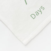 Moderne Mini-Dinosaurier Gender Neutral Green Fleecedecke (Ecke)