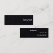 moderne Mini-Visitenkarte Mini Visitenkarte (Vorne/Hinten)