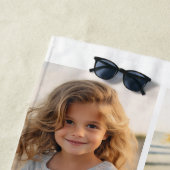 Moderne Minimal 8 Foto Grid Collage - White Strandtuch (Beispiel)