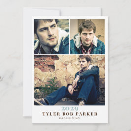 Moderne Minimal Abschluss 3 Foto Ankündigung