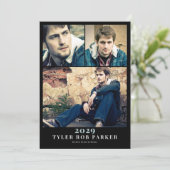 Moderne Minimal Abschluss 3 Foto Ankündigung (Stehend Vorderseite)