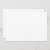 Moderne Minimal Baby Foto Geburtsankündigung Dankeskarte (Vorne/Hinten)