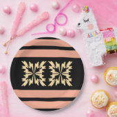 Moderne Minimal Bold Art Blätter Pappteller (Party)