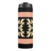 Moderne Minimal Bold Art Blätter Thermosbecher (Vorderseite)