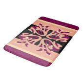 Moderne Minimal Bold Art Herzen Badematte (Schrägansicht)