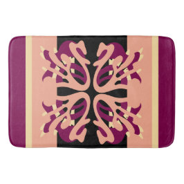 Moderne Minimal Bold Art Herzen Badematte