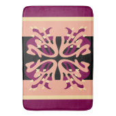 Moderne Minimal Bold Art Herzen Badematte (Vorderseite Vertikal)