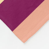 Moderne Minimal Bold Art Herzen Fleecedecke (Ecke)