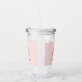 Moderne Minimal Bride | Personalisiert Future Mrs. Acryltrinkbecher (Links)