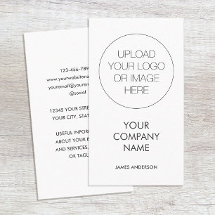 Moderne Minimal Business Card Benutzerdefiniertes  Visitenkarte