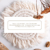 Moderne Minimal-Chic-Script-Abschluss-Calling Card Mini Visitenkarte