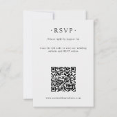 Moderne Minimal Doves & Script Wedding Online RSVP Karte (Vorderseite)