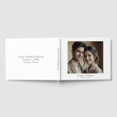 Moderne Minimal-Foto-Gästebuchvorlage Gästebuch (Voll)