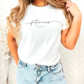 Moderne Minimal Future Frau Shirt