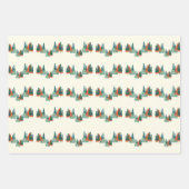 Moderne Minimal-Geschenkverpackung Geschenkpapier Set (Vorderseite)
