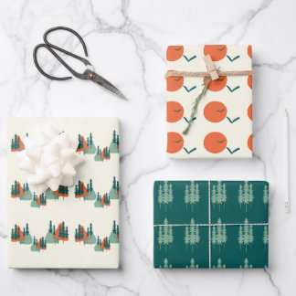 Moderne Minimal-Geschenkverpackung Geschenkpapier Set