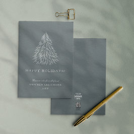 Moderne Minimal Happy Holidays Weihnachten