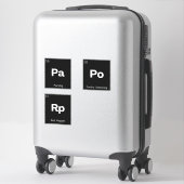 Moderne Minimal Küchenpantry-Speicherplatten Aufkleber (Koffer)