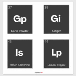 Moderne Minimal Küchenpantry-Speicherplatten Aufkleber