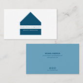 Moderne Minimal-Maler Visitenkarte (Vorne/Hinten)