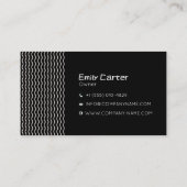 Moderne Minimal Markenlogo Geschäftskarten Design Visitenkarte (Rückseite)