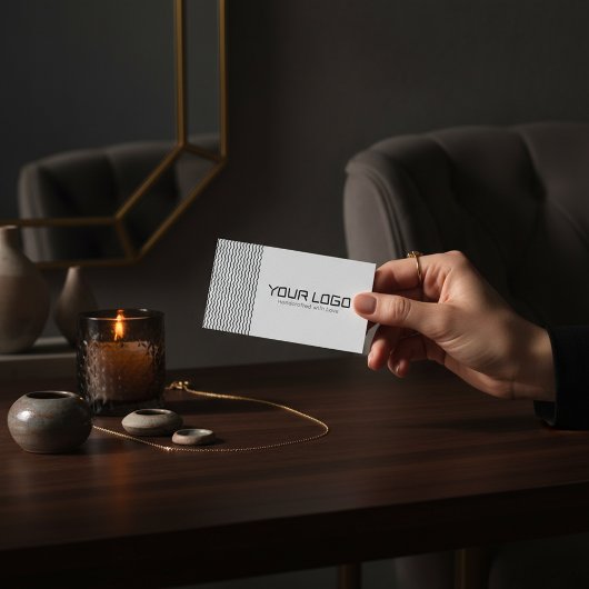 Moderne Minimal-Markenlogo-Geschäftskarten-Design Visitenkarte