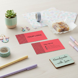 Moderne Minimal-Markenlogo-Geschäftskarten-Design Visitenkarte