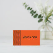 Moderne Minimal Markenlogo Geschäftskarten Design Visitenkarte (Stehend Vorderseite)