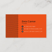 Moderne Minimal Markenlogo Geschäftskarten Design Visitenkarte (Rückseite)