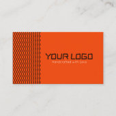 Moderne Minimal Markenlogo Geschäftskarten Design Visitenkarte (Vorderseite)
