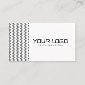 Moderne Minimal-Markenlogo-Geschäftskarten-Design Visitenkarte (Vorderseite)