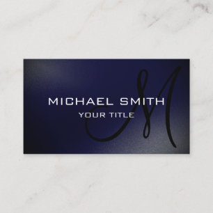 Moderne Minimal Monogram Einfache Visitenkarte