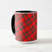 Moderne Minimal Muster Tasse (Vorderseite Links)