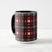 Moderne Minimal Muster Tasse (Vorderseite Links)