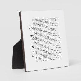 Moderne Minimal Psalm 91 Christlich Fotoplatte