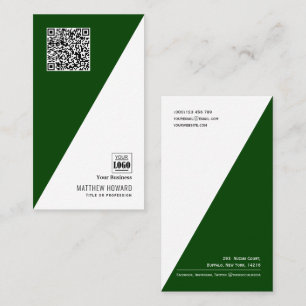 Moderne Minimal QR-Logos soziale Medien Unternehme Visitenkarte
