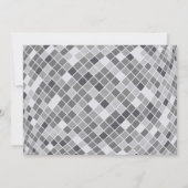 Moderne Minimal Script Disco Ball Altes Geld Hochz Save The Date (Rückseite)